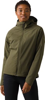 Prana Women's Insulo Stretch Hooded Jacket - Large - Cargo Green product image