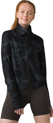 Prana Women's Layna Printed Jacket - Large - Multi Black Camo product image