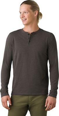 Prana Men's Ronnie II Henley - XL - Dark Iron Heather product image