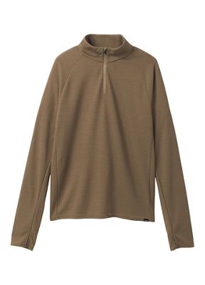 Prana Men's Wensley 1/4 Zip Top - Large - Bed Rock product image