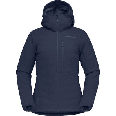 Norrona Women's Lyngen Alpha100 Zip Hoodie - Large - Indigo Night product image