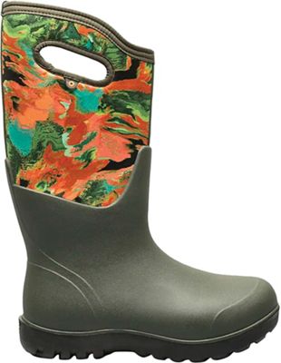 Bogs Women's Neo Classic Wild Brush Boot - 8 - Dark Green Multi product image