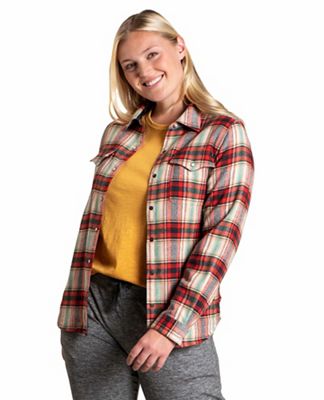 Toad & Co Women's Folk Yeah Shirt Jacket - Large - Winterberry product image