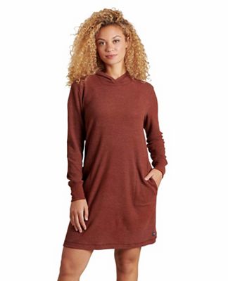Toad & Co Women's Foothill Hooded LS Dress - Small - Manzanita product image