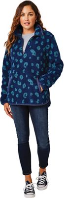 Carve Designs Women's Westport Jacquard Tunic - Small - Navy Leopard product image