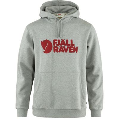 Fjallraven Men's Logo Hoodie - Medium - Grey / Melange product image