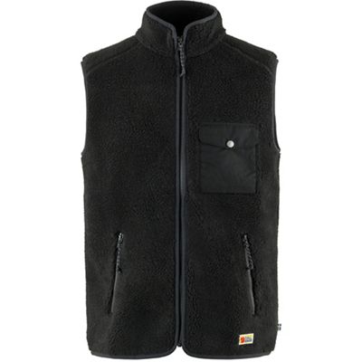Fjallraven Men's Vardag Pile Fleece Vest - Medium - Black product image
