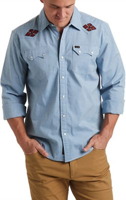 Howler Brothers Men's Crosscut Deluxe Snapshirt - XL - Diamantes product image