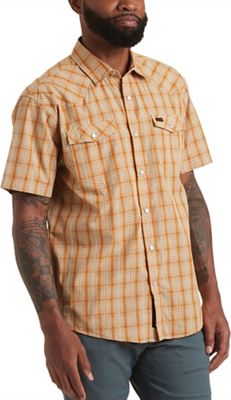 Howler Brothers Men's H Bar B Snapshirt - XL - Aperture Plaid / Pumpkin product image