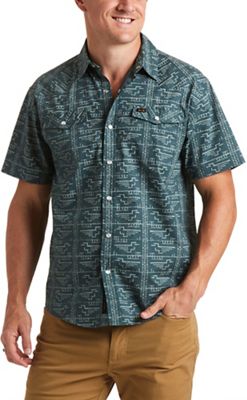 Howler Brothers Men's H Bar B Snapshirt - Large - Pictograph / Amphibian product image