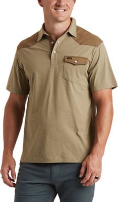 Howler Brothers Men's Ranchero Polo - Small - Mountain Green / Teak product image