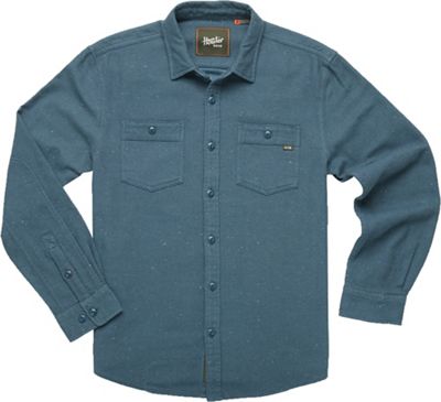 Howler Brothers Men's Rodanthe Flannel - Medium - Smoked Blue Fleck product image