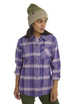 Burton Women's Favorite Flannel LS Shirt - Small - Elderberry Sparse Plaid product image