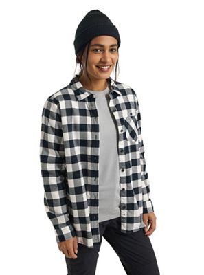 Burton Women's Favorite Flannel LS Shirt - Small - Stout White Buffalo Plaid product image