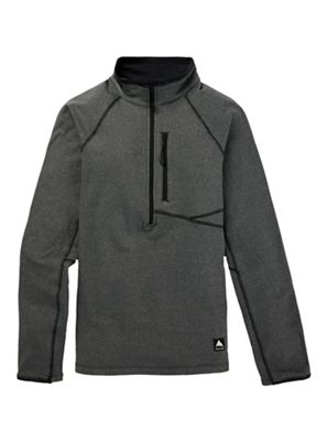 Burton Women's Stockrun Grid Half-Zip Fleece Top - Medium - True Black product image
