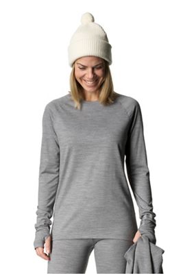 Houdini Women's Desoli Mid Crew Top - Large - College Grey product image
