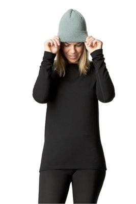 Houdini Women's Desoli Thermal Crew Top - Large - True Black product image