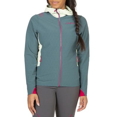 La Sportiva Women's Descender Storm Jacket - Large - Alpine / Celadon product image