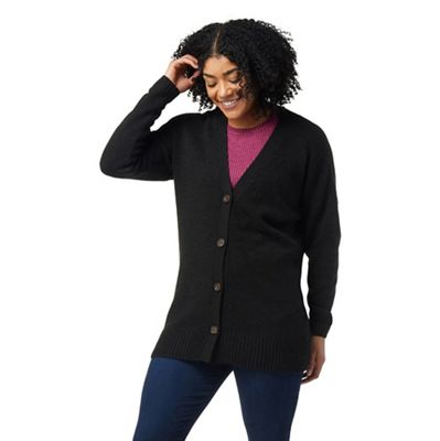 Smartwool Women's Cozy Lodge Boyfriend Cardigan - Large - Charcoal Heather product image