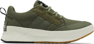 SOREL Out N About Waterproof Low Top Sneaker in Stone Green/Sea Salt at Nordstrom, Size 10