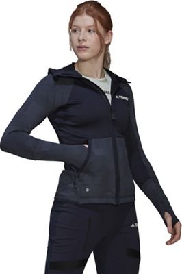 Adidas Women's Terrex Tech Flooce Hooded Jacket - Small - Legend Ink product image
