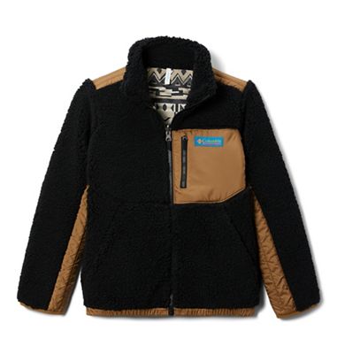 Columbia Youth Archer Ridge Reversible Full Zip Jacket - Large - Black / Delta product image