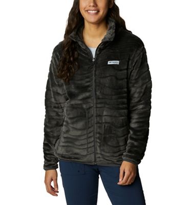 Columbia Women's Slack Water Reversible Carved Full Zip Fleece Jacket - Medium - Shark product image