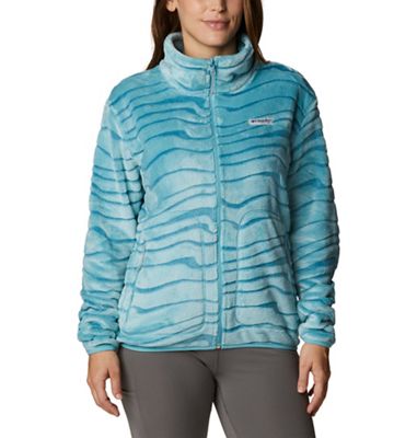 Columbia Women's Slack Water Reversible Carved Full Zip Fleece Jacket - Small - Sea Wave product image