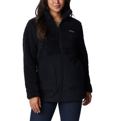 Columbia Women's Winter Pass Sherpa Long Full Zip Jacket - Large - Black product image