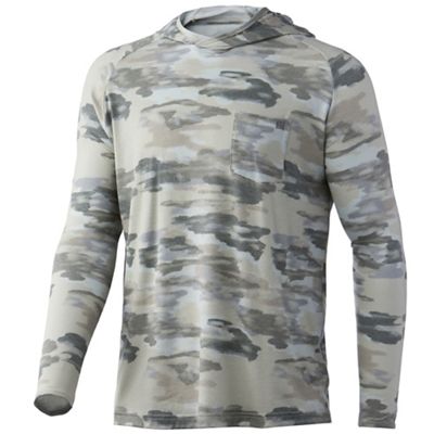 Huk Men's Waypoint Edisto Hoodie - Large - Khaki product image