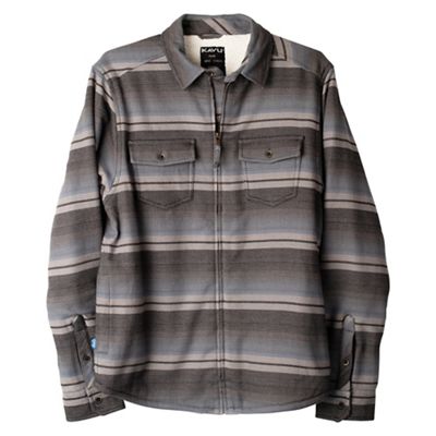 KAVU Men's Eagle Pine Shirt - Large - Midnight Stripe product image