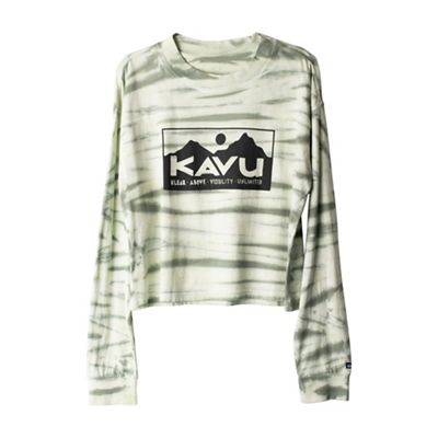 KAVU Women's Francis T-Shirt - Large - Moss Tie Dye product image