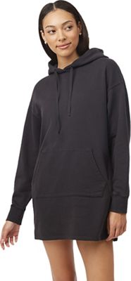 Tentree Women's Organic Cotton French Terry Hoodie Dress - Large - Meteorite Black product image