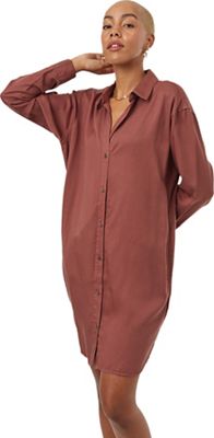 Tentree Women's Oversized Shirt Dress - Large - Mesa Red product image