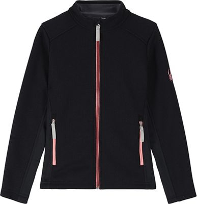 Spyder Girls' Bandita Full Zip Jacket - Large - Black product image