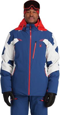 Spyder Men's Leader Jacket - Small - Abyss Volcano product image