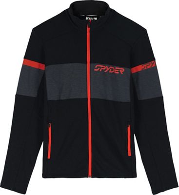 Spyder Men's Speed Full Zip Jacket - XXL - Black Volcano product image