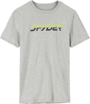Spyder Men's Retro Logo Tee - Large - Heather Grey product image