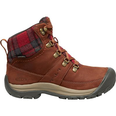KEEN Women's Kaci III Mid WP Boot - 9 - Tortoise Shell/Red Plaid product image