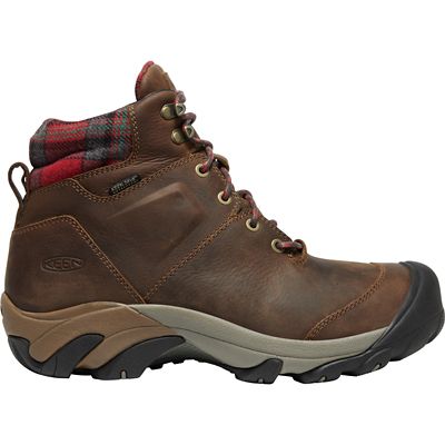KEEN Men's Targhee II WP Winter Boot - 9 - Dark Earth/Red Plaid product image