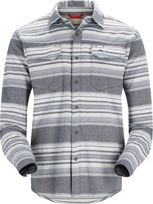 Simms Men's Gallatin Flannel LS Shirt - XL - Navy / Sterling Stripe product image