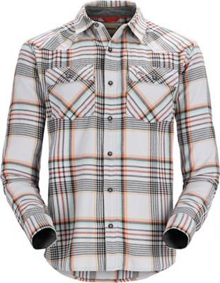 Simms Men's Santee Flannel Shirt - XL - Sterling / Clay / Carbon Neo Plaid product image