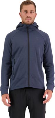 Mons Royale Men's Nevis Merino Fleece Hoodie - XL - Midnight product image