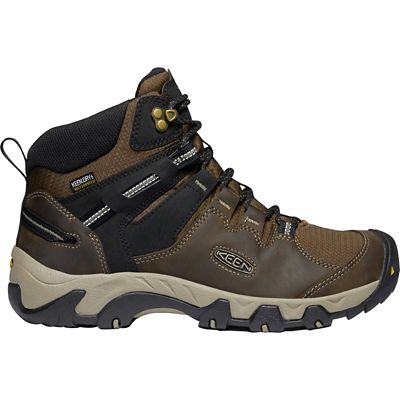 KEEN Men's Steens Mid Waterproof Boot - 10 - Canteen / Black product image