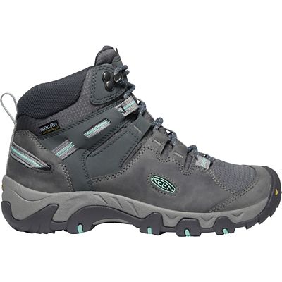 KEEN Women's Steens Mid Waterproof Boot - 9 - Steel Grey / Ocean Wave product image