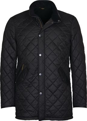 Barbour Men's Long Powell Quilt Jacket - Medium - Black product image