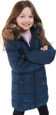 Barbour Girls' Rosoman Quilt Jacket - Medium - Navy / Navy Adventure Floral product image