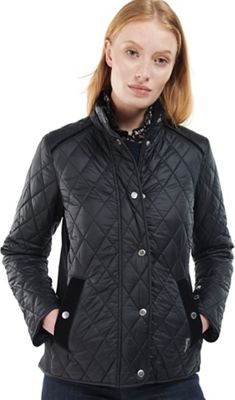 Barbour Women's Yarrow Quilt Jacket - 12 - Black / Renaissance Floral product image