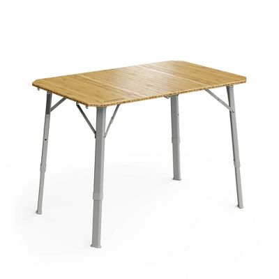 9600050818 Compact Camp Table, Bamboo