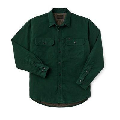 Filson Men's Insulated Field Flannel Shirt - XL - Dark Spruce product image